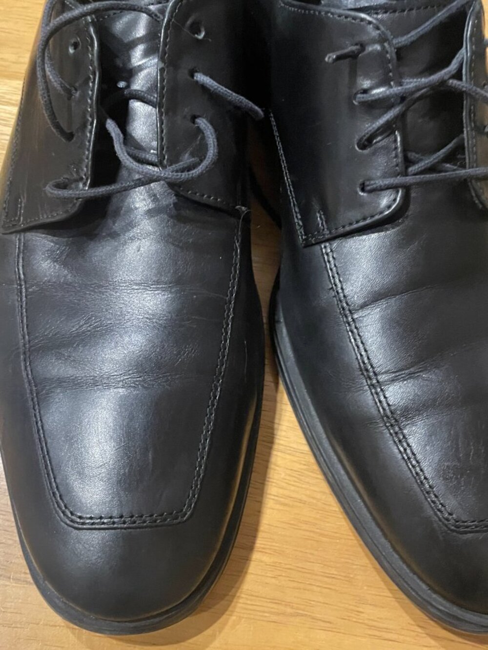 Cole Haan Air Men Shoe Adams Size 9 M Apron Derby Black Oxford C09438 - Picture 11 of 11